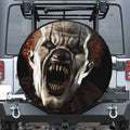 Halloween Clown Print Tire Cover