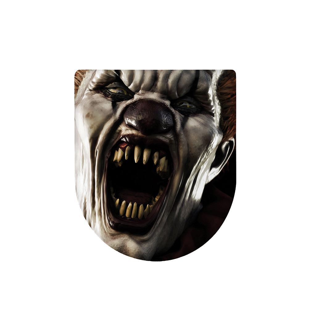 Halloween Clown Print Toilet Lid Cover
