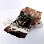 Halloween Clown Print Towel
