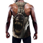 Halloween Clown Print Training Tank Top