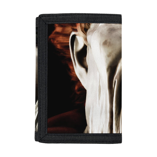 Halloween Clown Print Trifold Wallet