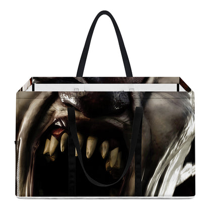 Halloween Clown Print Utility Tote Bag