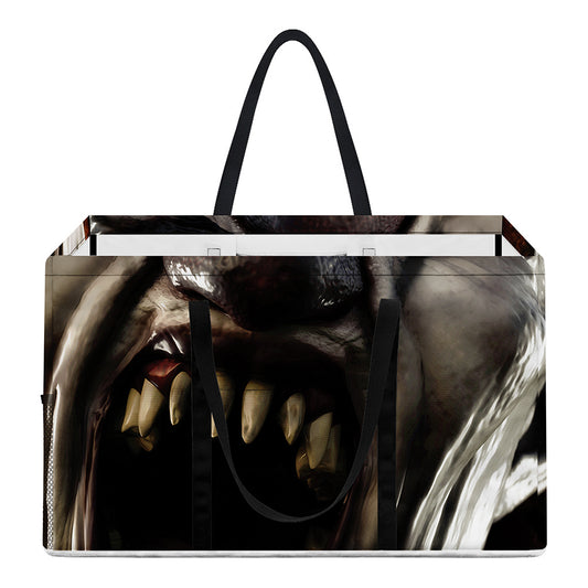 Halloween Clown Print Utility Tote Bag