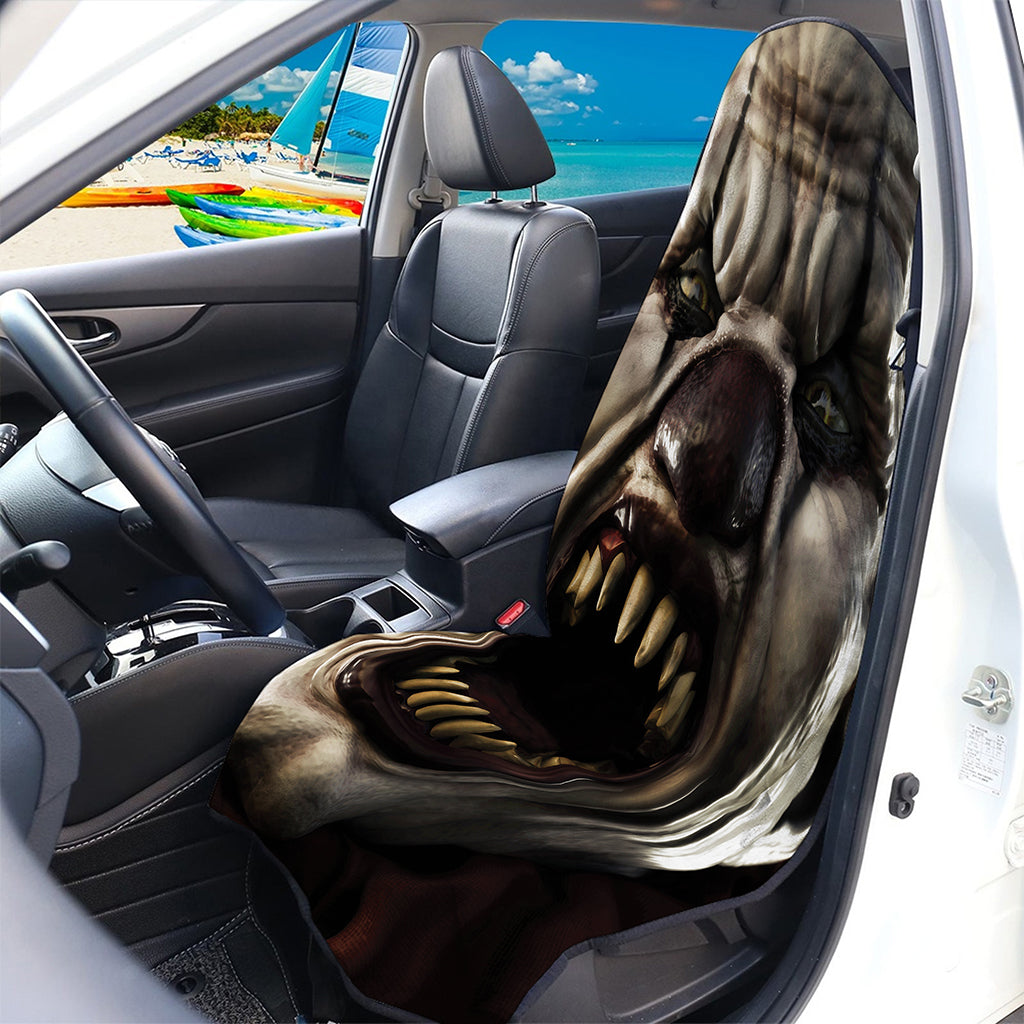 Halloween Clown Print Waterproof Car Seat Cover
