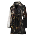 Halloween Clown Print Women's Bathrobe