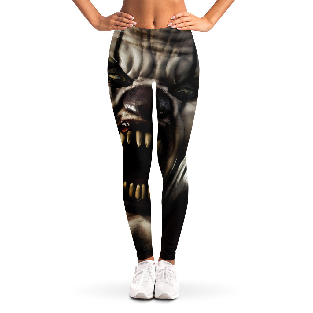 Halloween Clown Print Women's Leggings