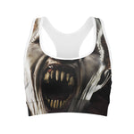 Halloween Clown Print Women's Sports Bra