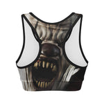 Halloween Clown Print Women's Sports Bra