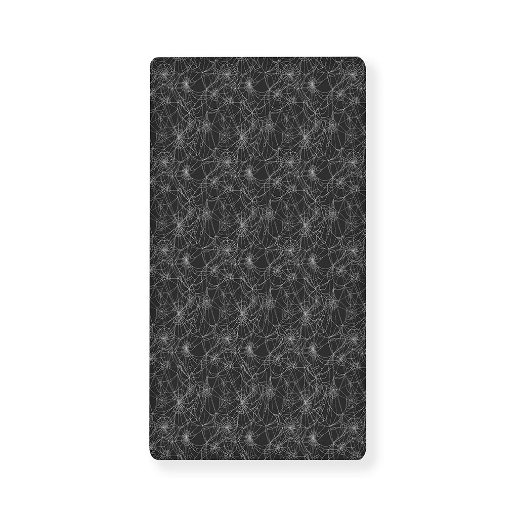 Halloween Cobweb Pattern Print Baby Crib Sheet