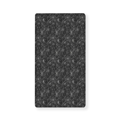 Halloween Cobweb Pattern Print Baby Crib Sheet