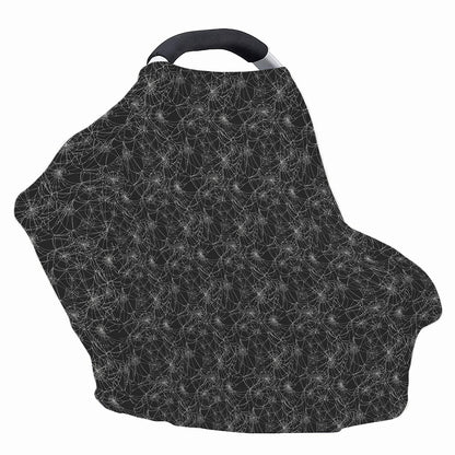 Halloween Cobweb Pattern Print Baby Seat Cover