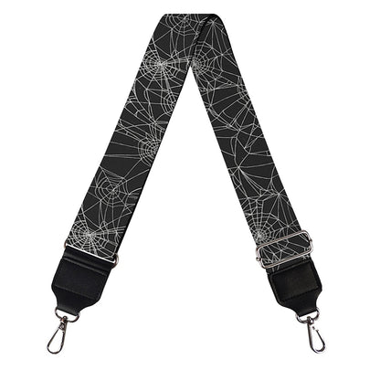 Halloween Cobweb Pattern Print Bag Strap