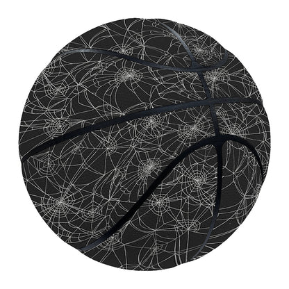 Halloween Cobweb Pattern Print Basketball