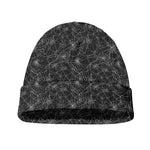 Halloween Cobweb Pattern Print Beanie