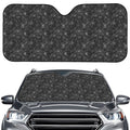 Halloween Cobweb Pattern Print Car Windshield Sun Shade