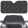 Halloween Cobweb Pattern Print Car Windshield Sun Shade