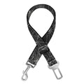 Halloween Cobweb Pattern Print Dog Seat Belt