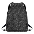 Halloween Cobweb Pattern Print Drawstring Backpack
