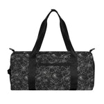 Halloween Cobweb Pattern Print Gym Bag
