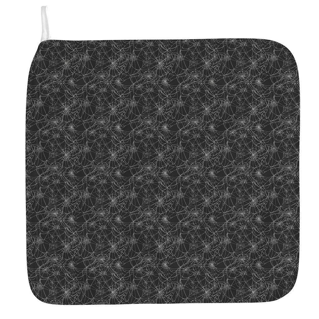 Halloween Cobweb Pattern Print Hand Towel