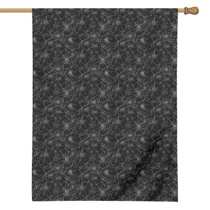 Halloween Cobweb Pattern Print House Flag