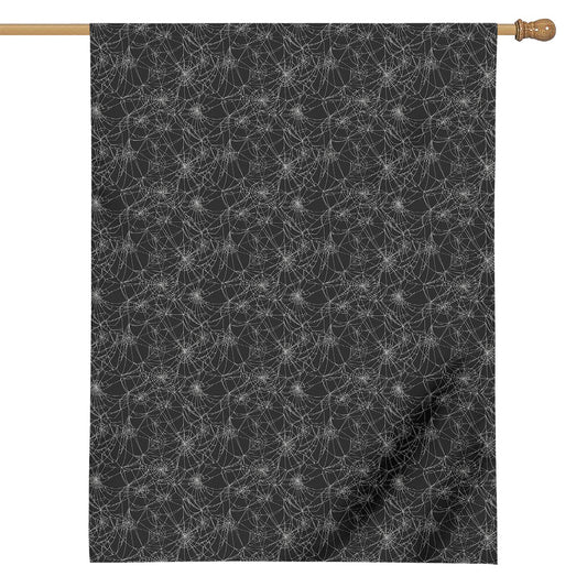 Halloween Cobweb Pattern Print House Flag