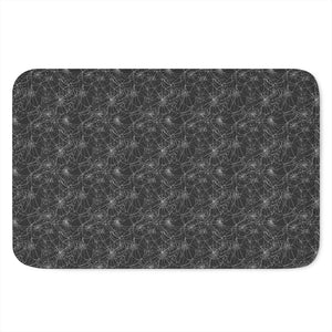 Halloween Cobweb Pattern Print Indoor Door Mat