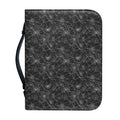 Halloween Cobweb Pattern Print Leather Bible Cover