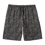 Halloween Cobweb Pattern Print Men's Swim Trunks