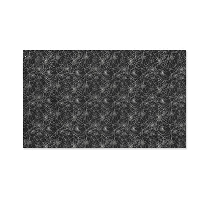Halloween Cobweb Pattern Print Polyester Flag