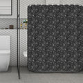 Halloween Cobweb Pattern Print Polyester Shower Curtain