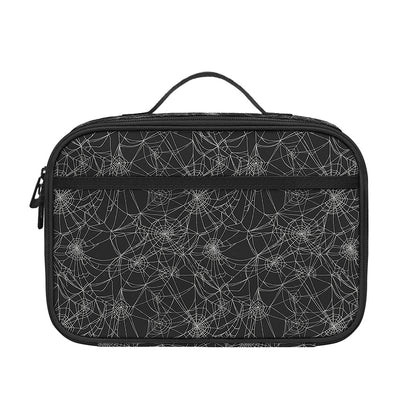 Halloween Cobweb Pattern Print Portable Lunch Bag
