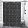 Halloween Cobweb Pattern Print Premium Shower Curtain