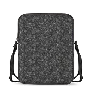 Halloween Cobweb Pattern Print Rectangular Crossbody Bag