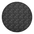 Halloween Cobweb Pattern Print Round Blanket
