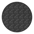 Halloween Cobweb Pattern Print Round Floor Mat