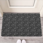 Halloween Cobweb Pattern Print Rubber Doormat