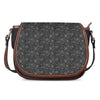 Halloween Cobweb Pattern Print Saddle Bag