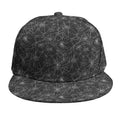 Halloween Cobweb Pattern Print Snapback Cap