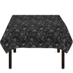 Halloween Cobweb Pattern Print Tablecloth