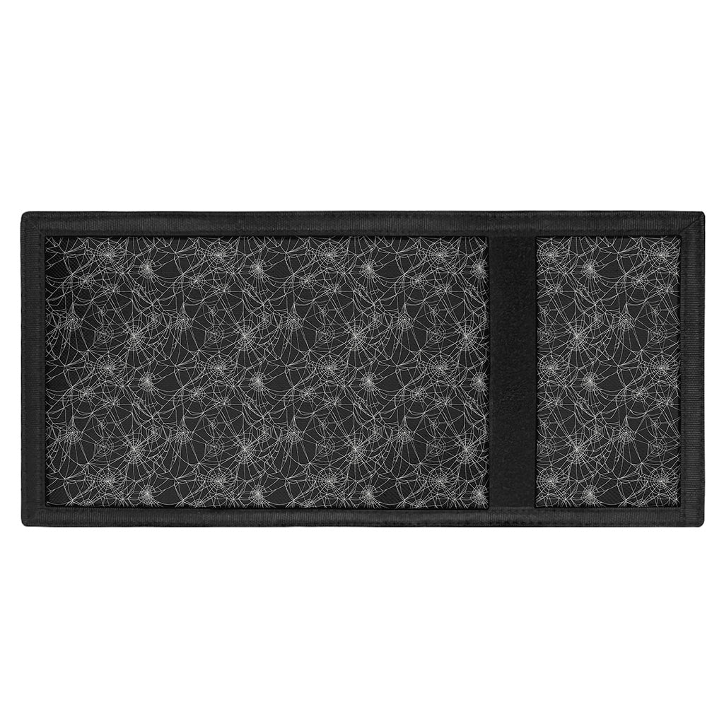Halloween Cobweb Pattern Print Trifold Wallet