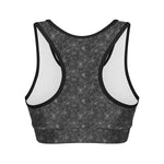 Halloween Cobweb Pattern Print Women's Sports Bra