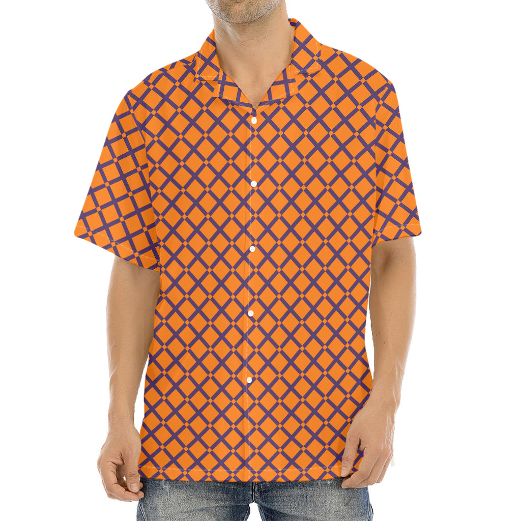 Halloween Cross Pattern Print Aloha Shirt
