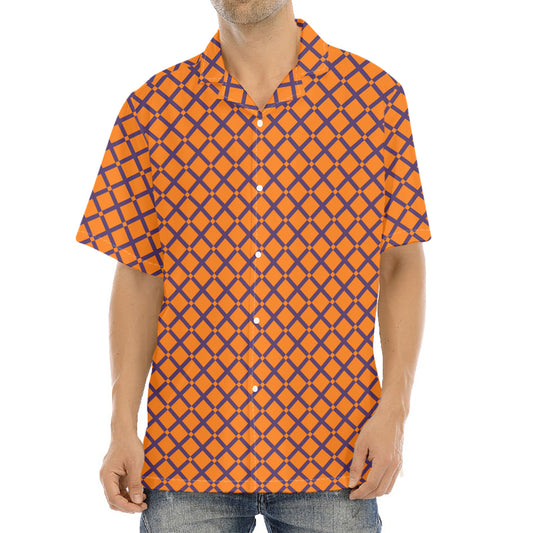 Halloween Cross Pattern Print Aloha Shirt