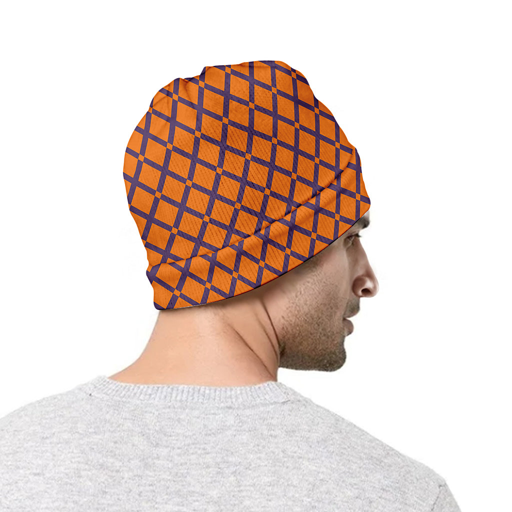 Halloween Cross Pattern Print Beanie