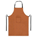 Halloween Cross Pattern Print Bib Apron With Pocket