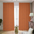 Halloween Cross Pattern Print Dimout Pencil Pleat Curtains
