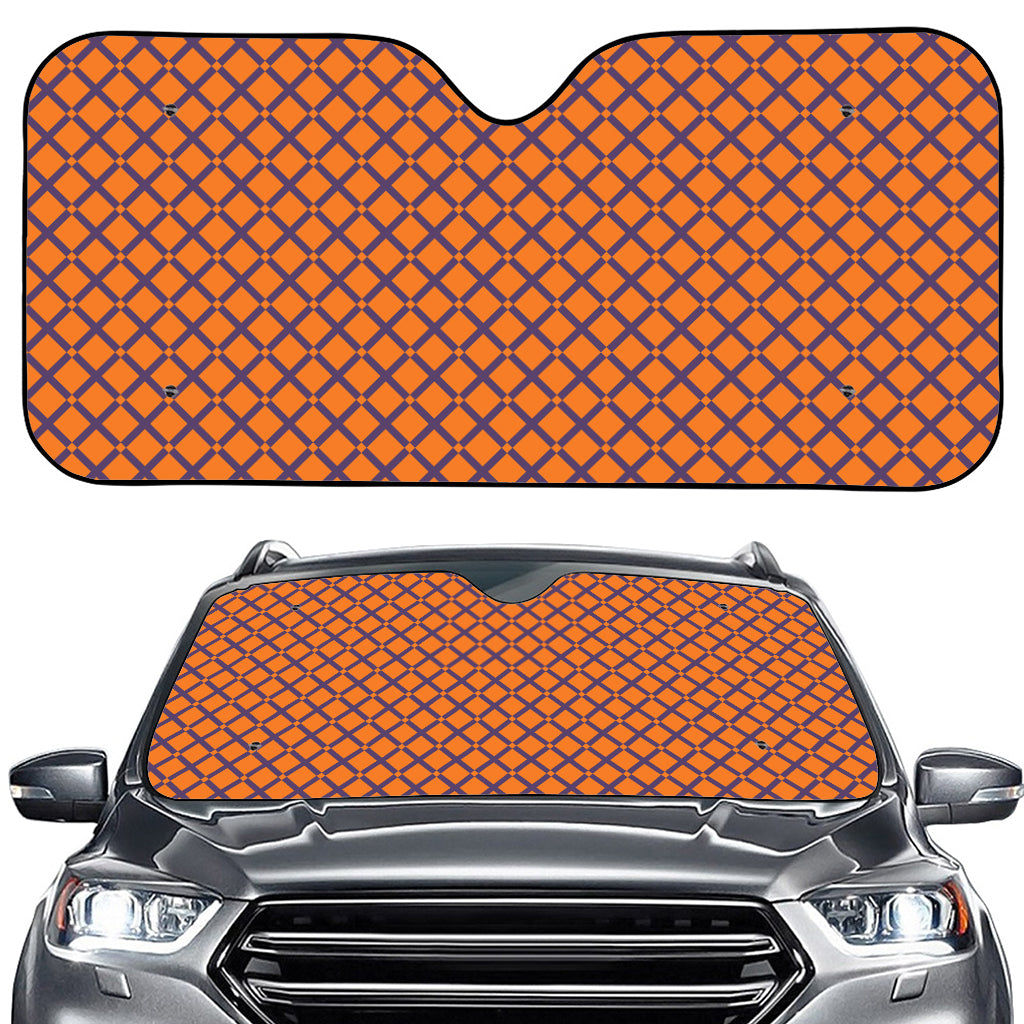 Halloween Cross Pattern Print Car Windshield Sun Shade