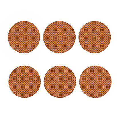 Halloween Cross Pattern Print Coaster Set