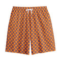 Halloween Cross Pattern Print Cotton Shorts